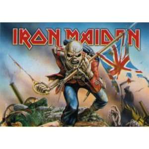  Iron Maiden   Trooper Textile Poster: Patio, Lawn & Garden