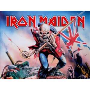 Iron Maiden The Trooper Textile Flag Poster 