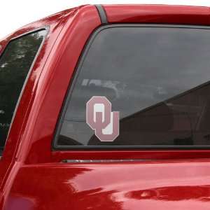    NCAA Oklahoma Sooners Perforated Window Decal: Sports & Outdoors