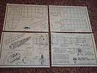 FULL SIZE model airplane PLANS. 17. INCH WWI SPAD