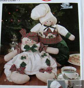 Gingerbread Man boy & girl kitchen doll pattern 16  
