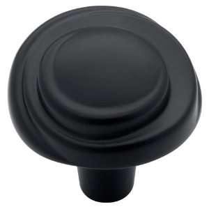  Liberty hardware montrose 32mm coil knob in flat black 