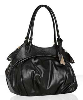 Furla black leather Clara shoulder bag