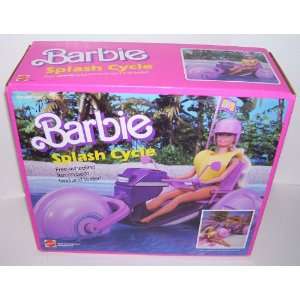  1985 Barbie Doll Splash Cycle Vehicle: Toys & Games
