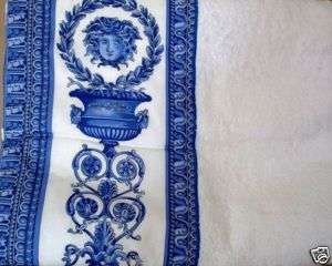 NEW GIANNI VERSACE Home Blue MEDUSA BATH Sheet TOWEL  
