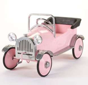 ANTIQUE PEDAL CAR Pink Princess Girls Vintage RIDE TOY  