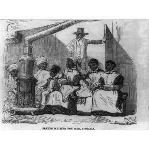  Slaves waiting for sale,African American,slavery,trade 