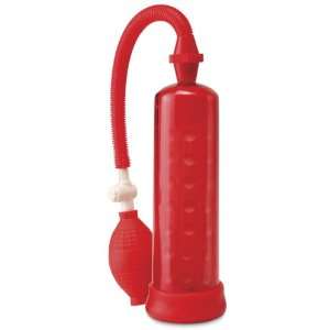  Pipedream Products Pump Worx Silicone Power Pump, Red 