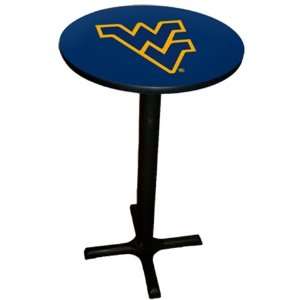    West Virginia Mountaineers Bar Pub Table Black: Sports & Outdoors
