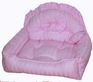 pink strip handmade cotton cat/pet/dog bed LUXURY pt02  