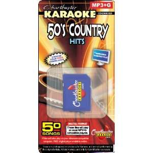 Chartbuster Karaoke   50 Gs on SD Card   CB5083   50s Country 