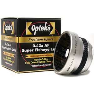  Opteka .43x Full Fisheye Lens for Canon ZR300 ZR200 ZR100 