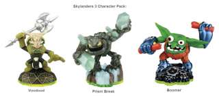 SKYLANDERS Spyros Adventure Prism Break, Boomer, Voodood 3 Characters 