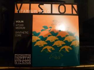 Thomastik Vision Titanium Solo Violin String Set  