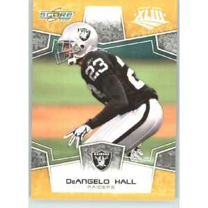   DeAngelo Hall   Oakland Raiders   NFL Trading Card in a Prorective