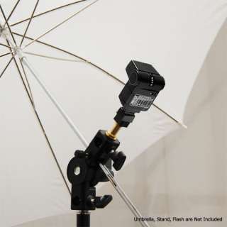 JULIUS STUDIO Photo Flash Shoe Holder Swivel Bracket Umbrella Mount 