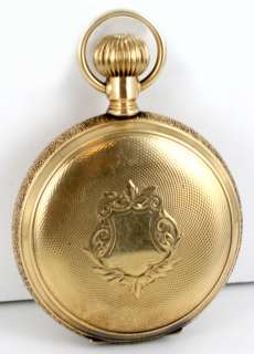 1898 Elgin 14KT Gold Pocket Watch  