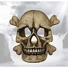 New (2) Skull Crossbones Tea Light Candle Holders Gothic Bones