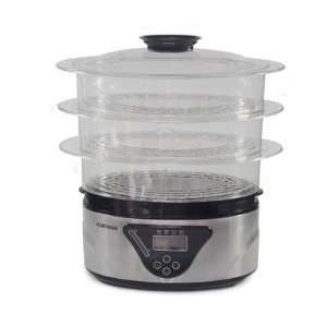  New   3 Layer Food Steamer by Home Image Patio, Lawn 
