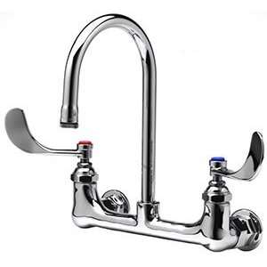  T&S B 0330 04 Wall Mounted Surgical Sink Faucet with 8 