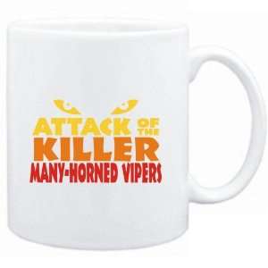  Mug White  Attack of the killer Many Horned Vipers 