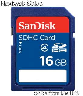 Sandisk 16GB 16 GB SDHC Class 4 Flash Memory Card SD  