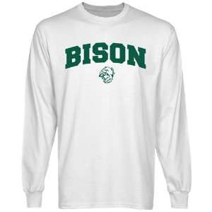  NCAA North Dakota State Bison White Logo Arch Long Sleeve 
