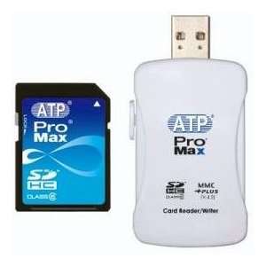  ATP 4 Gb 150x Sdhc Memory Card w/ USB 2.0 Reader 