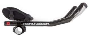 Profile Design T1 Plus Viper Aerobars Clip On T1+ Carbon Black 