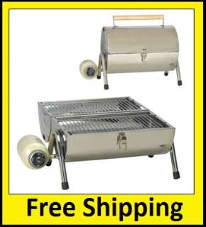 Stansport Portable Propane Barbeque Grill Stainless Steel  