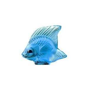    Lalique Crystal Light Turquoise Fish   3002500