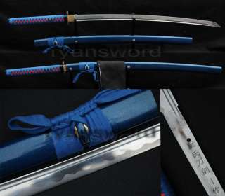 Hand Forged Carbon Steel Sword Very Sharp Blade Japanese Katana  