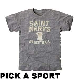 Saint Marys Gaels Legacy Tri Blend T Shirt   Ash  Sports 