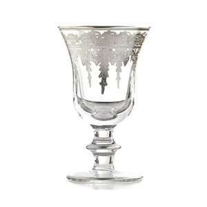  Arte Italica Vetro Silver Water Glass