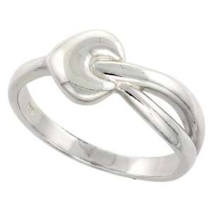 10 mm) Sterling Silver Flawless Quality High Polished Heart Ring 