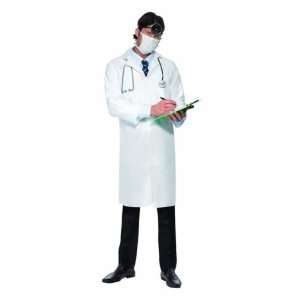   Doctor Hospital 999 Men Coat Mask Fancy Dress Costume M: Toys & Games