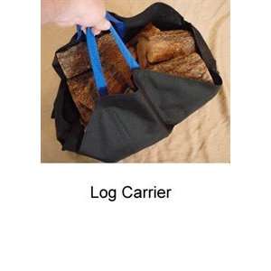    The Blue Rooster Company Log Carrier   Black