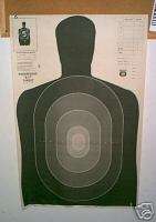 POLICE MILITARY PISTOL RIFLE Training target poster  