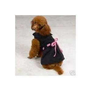  Dog Dress   Lil Bella   Black & Pink with Sparkle & Lace 