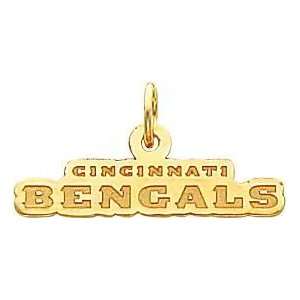 14K Gold NFL Cincinnati Bengals Charm: Sports & Outdoors