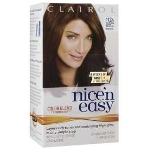 Clairol Nice n Easy Hair Color, Natural Dark Reddish Brown (112A 