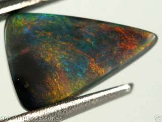 67ct Lightning Ridge Australian Solid Black Opal  