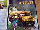 1970 Ford B Series School Bus Chassis Brochure  