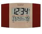 la crosse technology atomic clock with outdoor temperature and weather