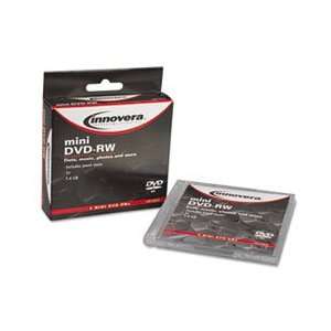 8cm Minidisc DVD RW, 1.4GB, 2x, w/Jewel Case, Silver, 3 
