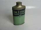 vintage dr lyons tooth powder r l watkins co ny tin  