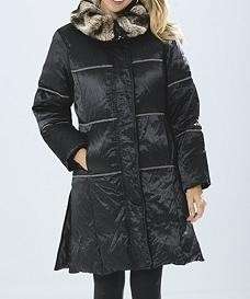 womens winter black down coat jacket plus size5X $160  
