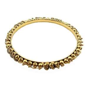     Indian Style Bangle (70mm) ~ Gold Tone: SERENITY CRYSTALS: Jewelry