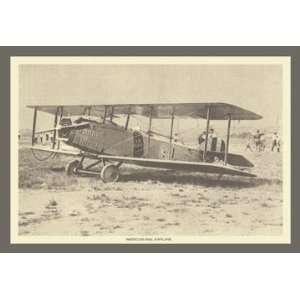  American Mail Airplane 12x18 Giclee on canvas