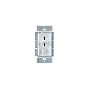   50102 AL 700W Slide Dimmer with Switch   Almond